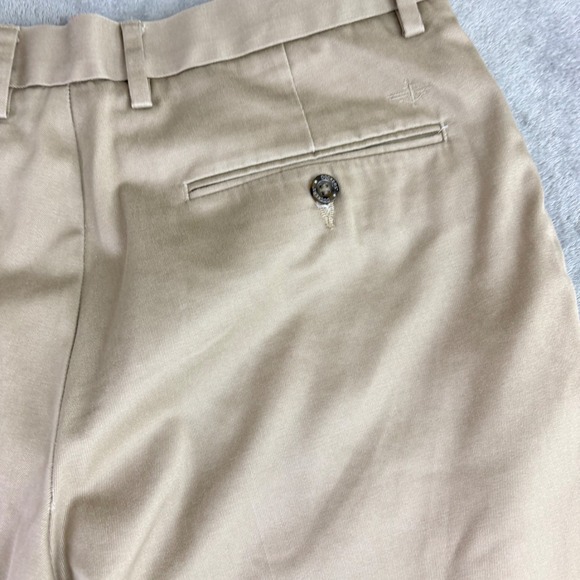 Dockers Mens 34x30 Khaki Tan Straight Fit Chino Pants Cotton Twill Work Casual - Picture 5 of 9